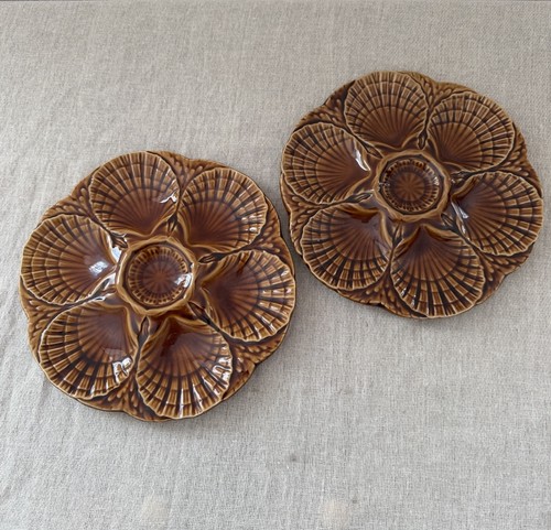Pair vintage sarreguemines - pair,