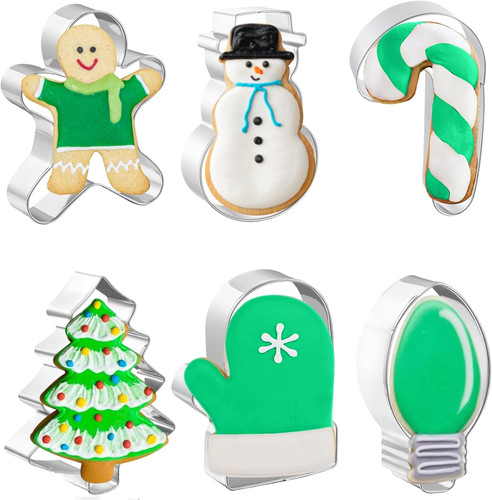 Christmas cookie cutters - cookie,