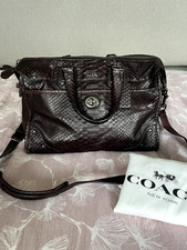 Brown leather authentic Coach