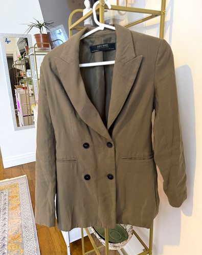 Zara basic khaki twill double - basic,