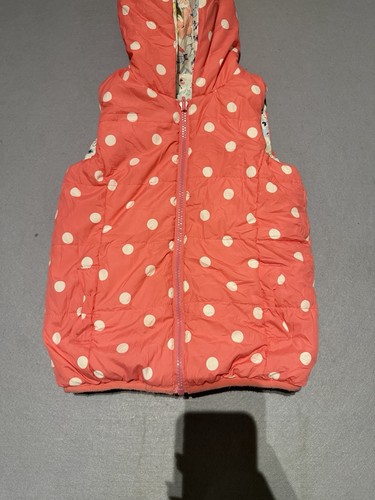 Girls pink polka dot padded - girls,