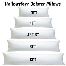 Bolster Pillows Hollowfiber Filled Orthopaedic Long Body Cushions Legs Support