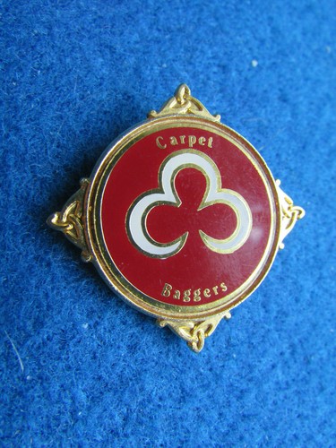 Vintage bowling badge carpet - bowling,
