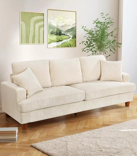 Seater corduroy sofa - seater,