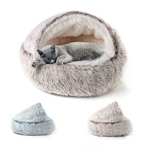 CATISM Pet Dog Cat Bed Round