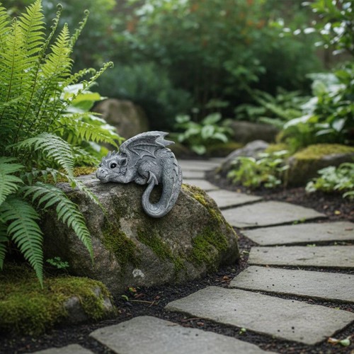 Resin dragon figurine - dragon,