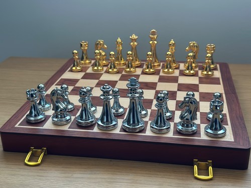 Premium chess set gold - set,