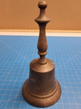 Vintage Brass Hand Bell School