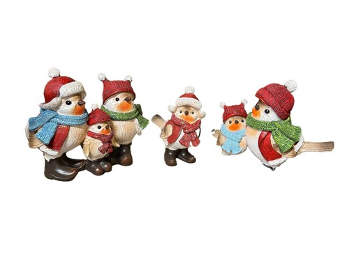 Robin christmas decorations - robin,