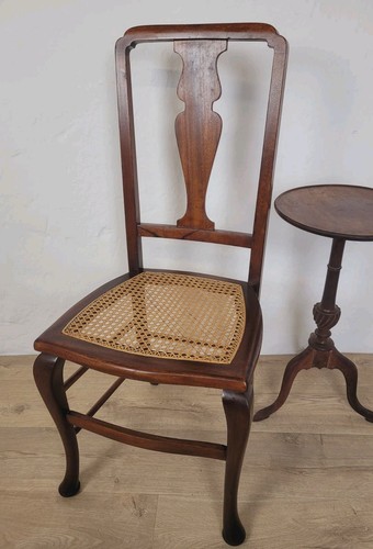 Cane bedroom chair - cane, vintage