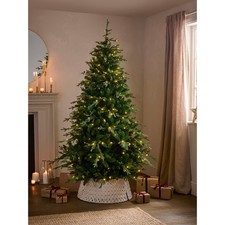 7ft Green Pre-Lit Artificial