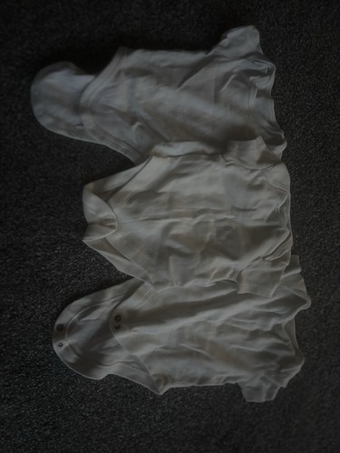 Plain white body vest size - plain, 3