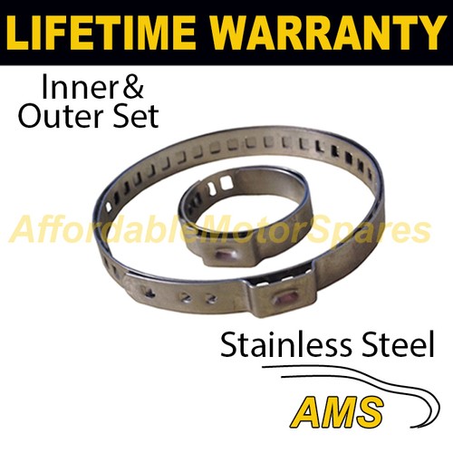 Boot stainless steel clamps - stainless,