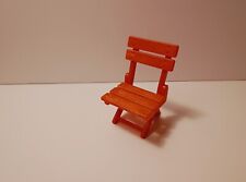 Sylvanian families Red Folding Chair From Gypsy Caravan Set