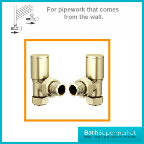 Brushed brass designer towel - designer,