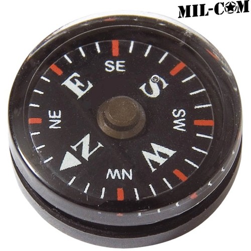 Mil com button compass compact - mil-com,