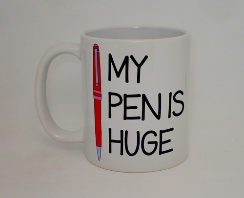 Pen huge mug gift funny - is,