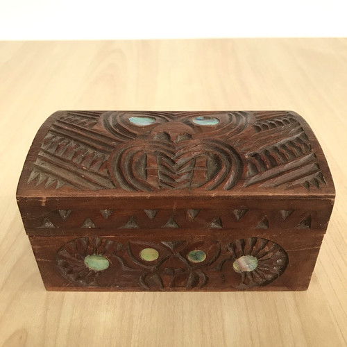 Maori tiki hand carved - hand,
