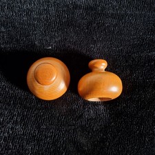 Pair vintage turned - pair, wooden