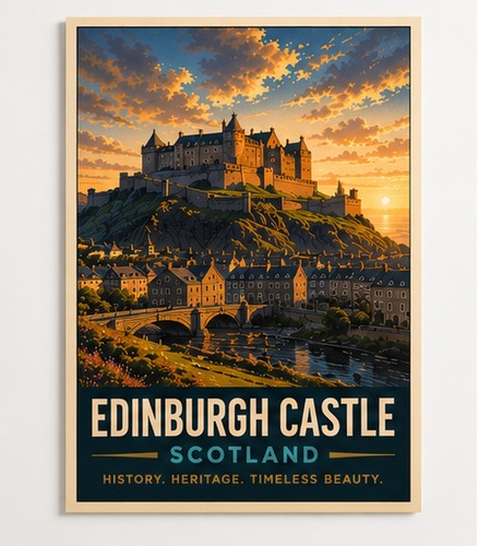 Scotland vintage travel poster - vintage,