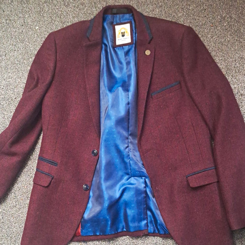 Marc darcy men - men’s, burgundy