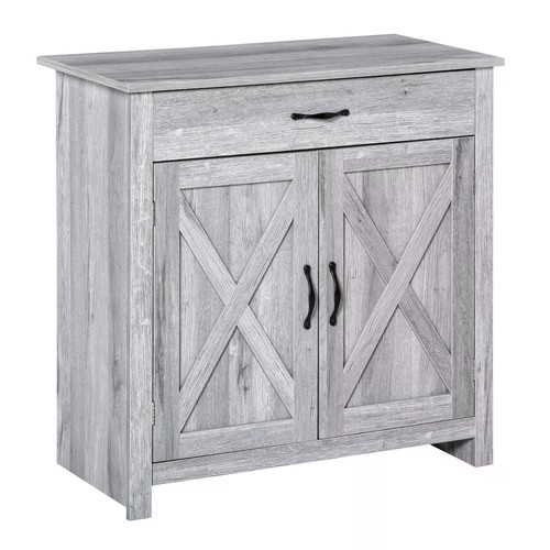 Farmhouse barn door sideboard - farmhouse,