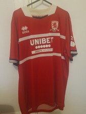 Middlesbrough FC 2023/24 Home Football Shirt Size L Championship