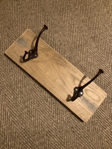 Vintage coat hooks wood - hooks,