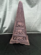 Vintage Pyramid Shaped Small Chest of Drawers Jewellery Box With Carved Design