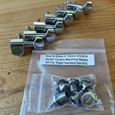 New B-stock X Brand 10mm Chrome 6R Right Handed Guitar Tuners Machine Heads #55