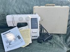 VINTAGE VICTORIA NM2200 SEWING MACHINE WITH CASE & MANUAL  WORKING