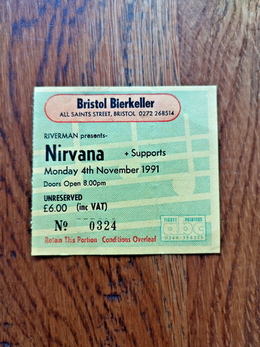 Nirvana ticket bierkeller - ticket,