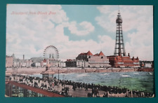 1 OLD POSTCARD OF BLACKPOOL FROM NORTH PIER , postally used 1907
