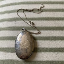 925 Sterling Silver Large Oval