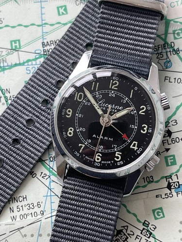 Lucerne vintage alarm watch - vintage,