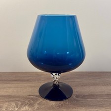 Vintage Empoli Cobalt Glass