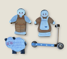 Vtg handmade wood - handmade, girl
