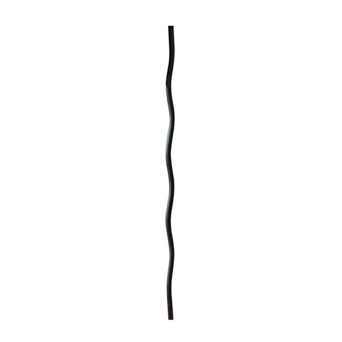 Black iron round stair - iron,