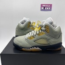 Size 4Y Nike Air Jordan 5 Retro Jade Horizon/Desert Sand NEW