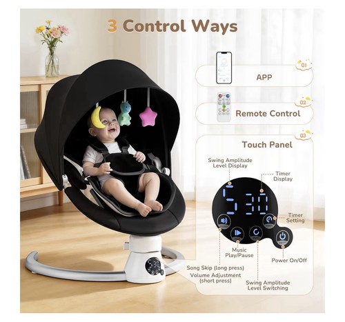 Electric baby swing bouncer - electric,