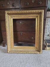Stunning Vintage Antique Style Heavy Deep Set Gilt Frame