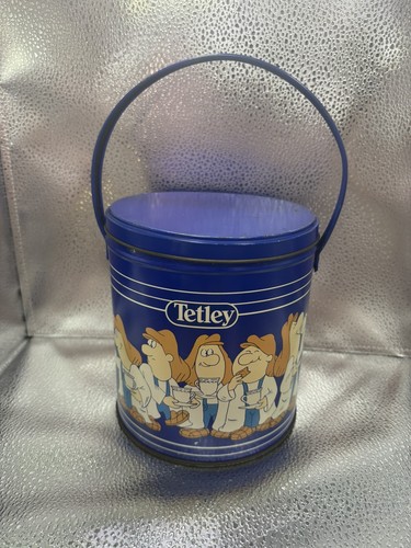 Vintage tetley tea - tetley, tin