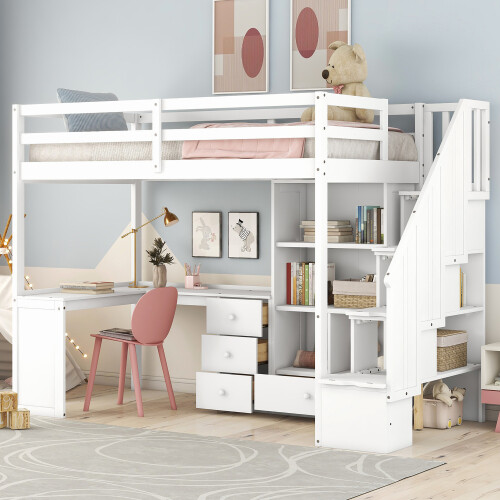 Solid wood loft - solid, with