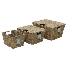 JVL Seagrass Set of 3