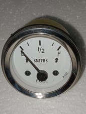 Smiths fuel gauge white - mm,