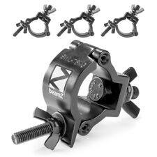 Beamz BC35B75 Lighting Clamp - 4x Half Coupler Stage Truss 75kg Black