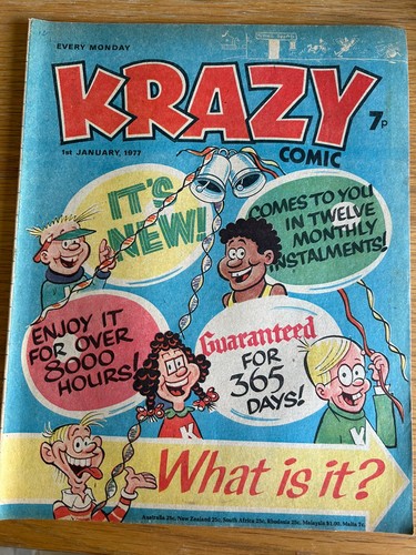 Krazy comic 1st january 1977 - krazy,