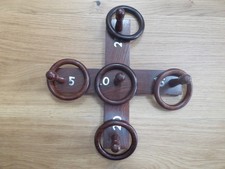 Vintage Wooden Hoopla Skill