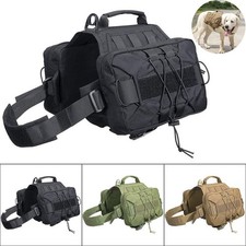Tactical Dog Harness Backpack
