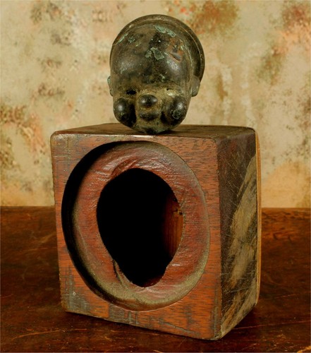 Small vintage copper head - small,